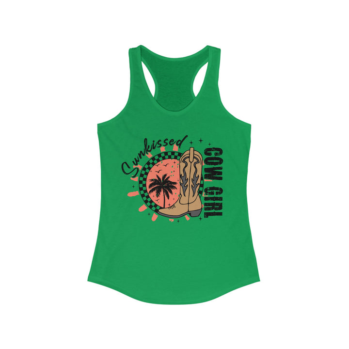 Sunkissed Cowgirl - Women's Ideal Racerback Tank