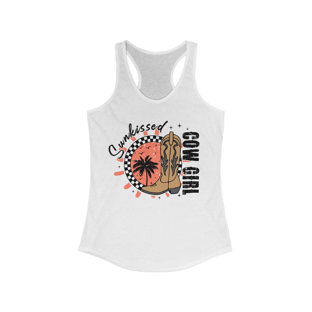 Sunkissed Cowgirl - Women's Ideal Racerback Tank
