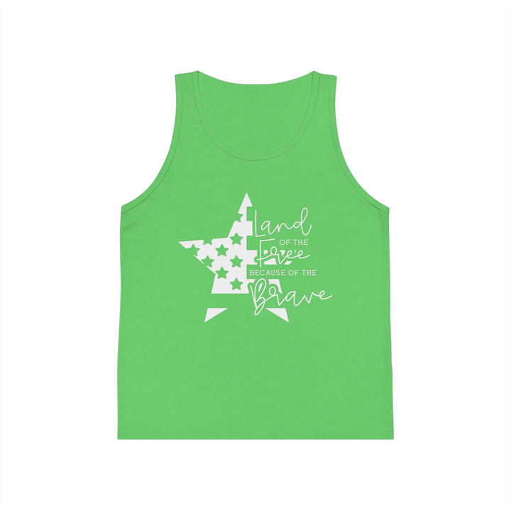 Land Of The Free - Kid's Jersey Tank Top