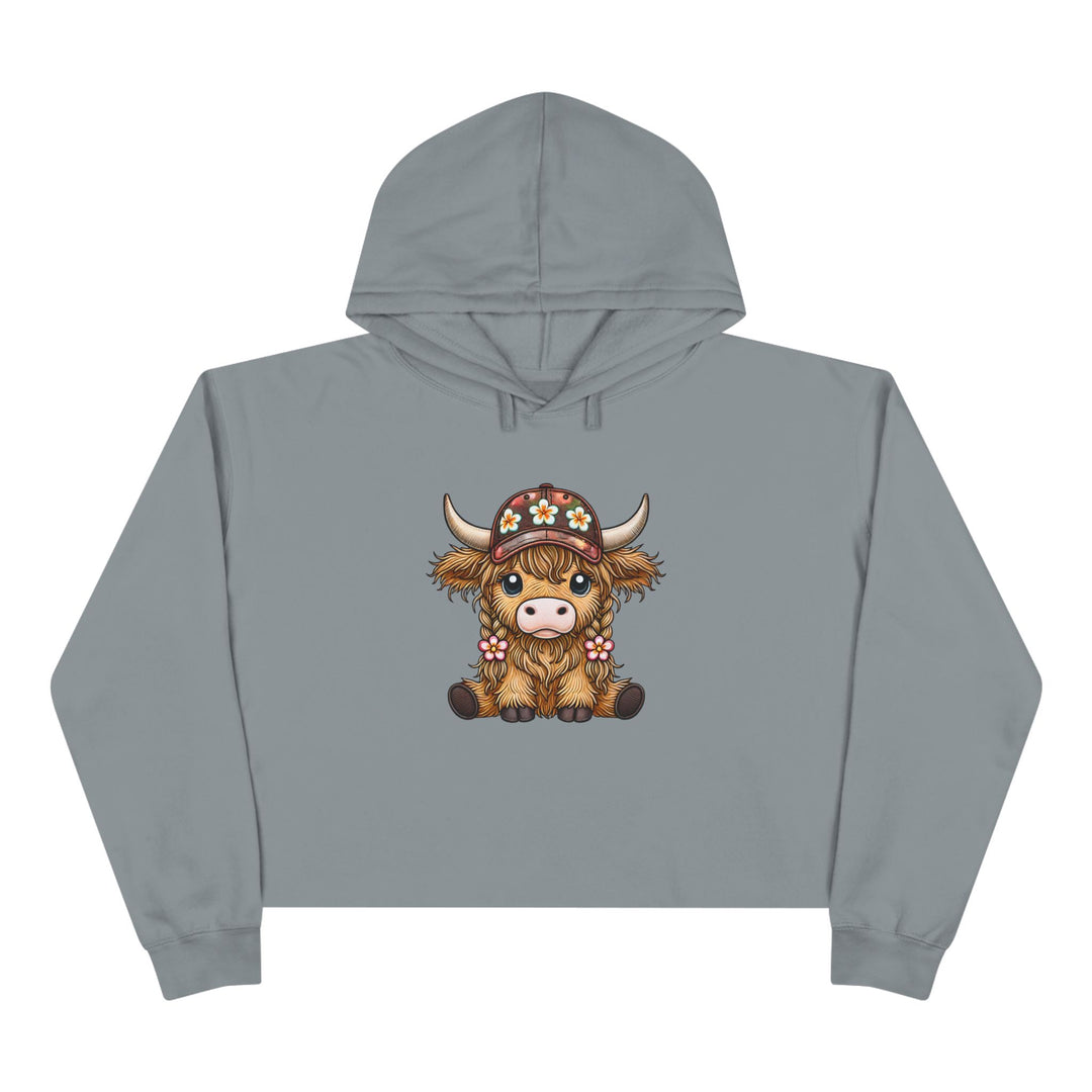 Summer Cow - Crop Hoodie