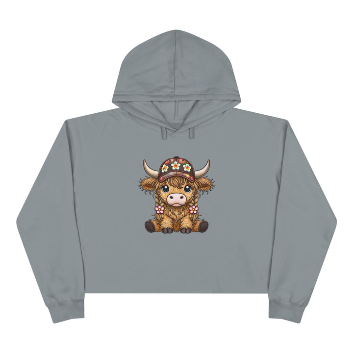Summer Cow - Crop Hoodie