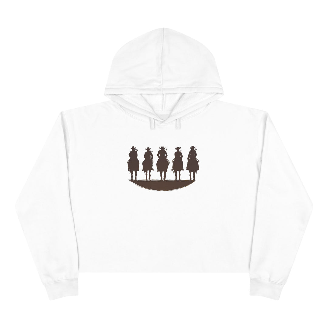 Cowboy Silhouette - Crop Hoodie