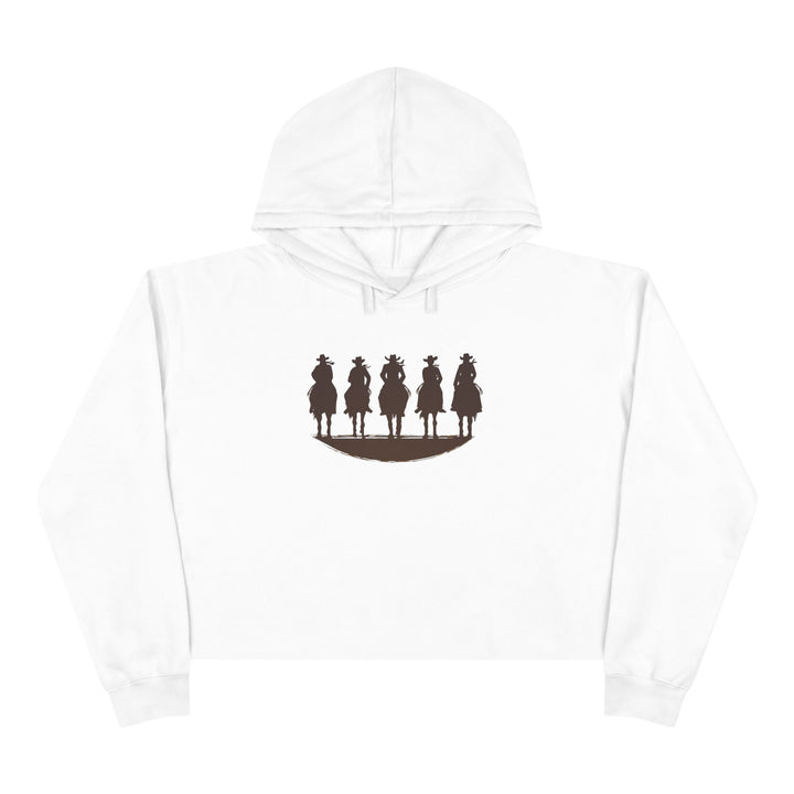 Cowboy Silhouette - Crop Hoodie
