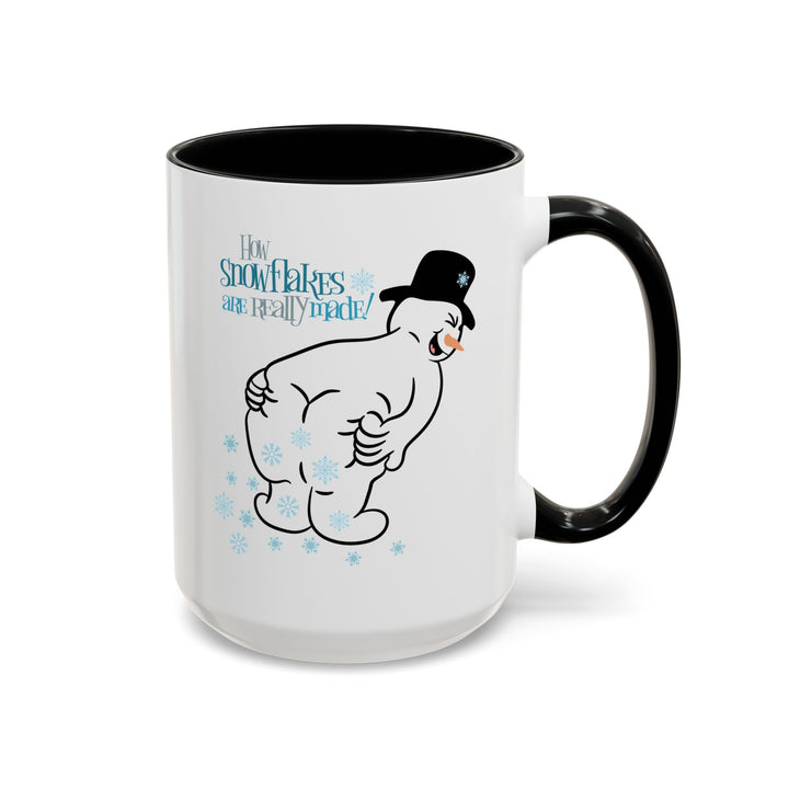 How Snowflakes Are Made - Accent Coffee Mug (11, 15oz)