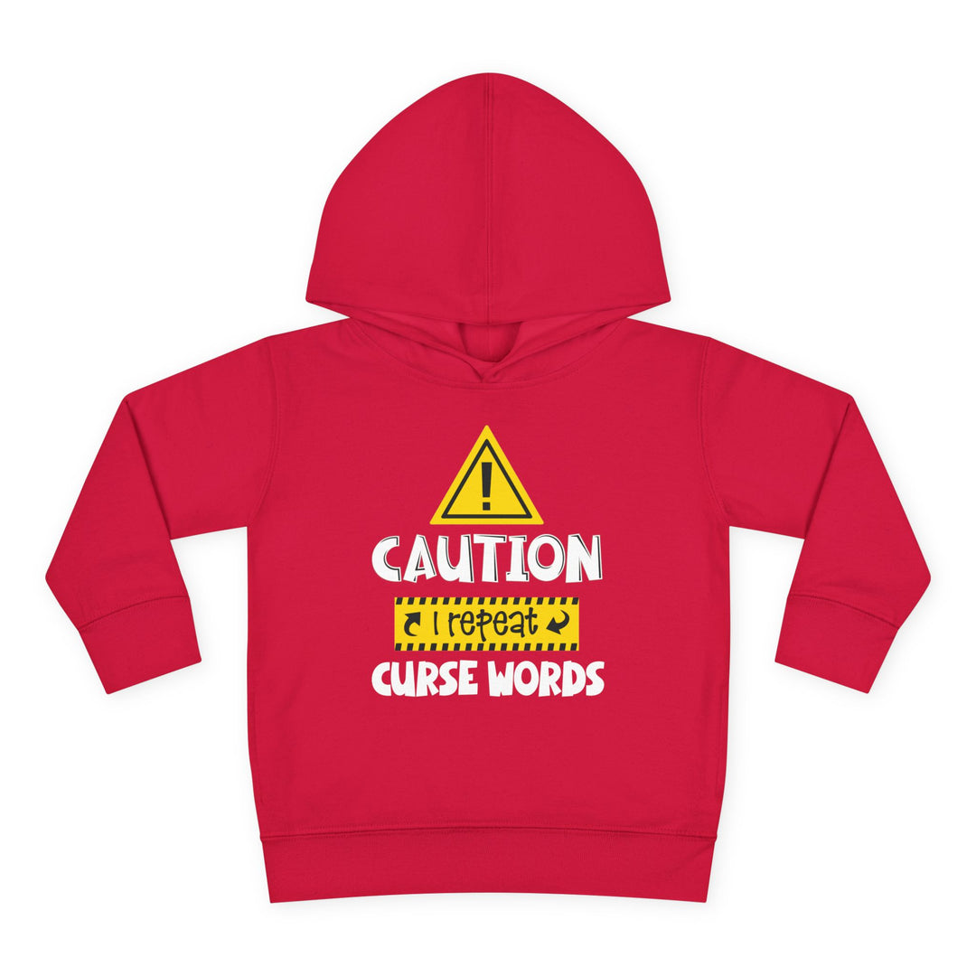 Caution - Toddler Pullover Fleece Hoodie