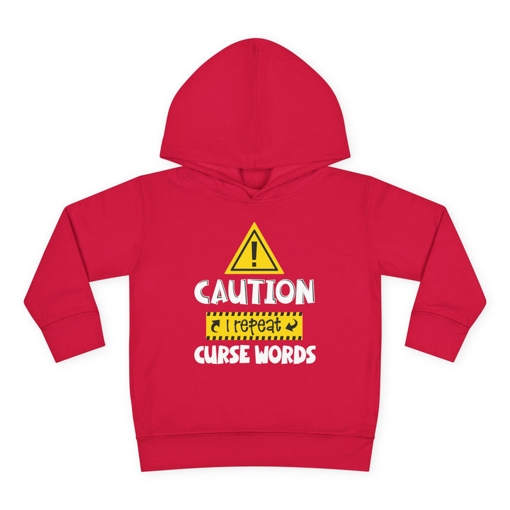 Caution - Toddler Pullover Fleece Hoodie