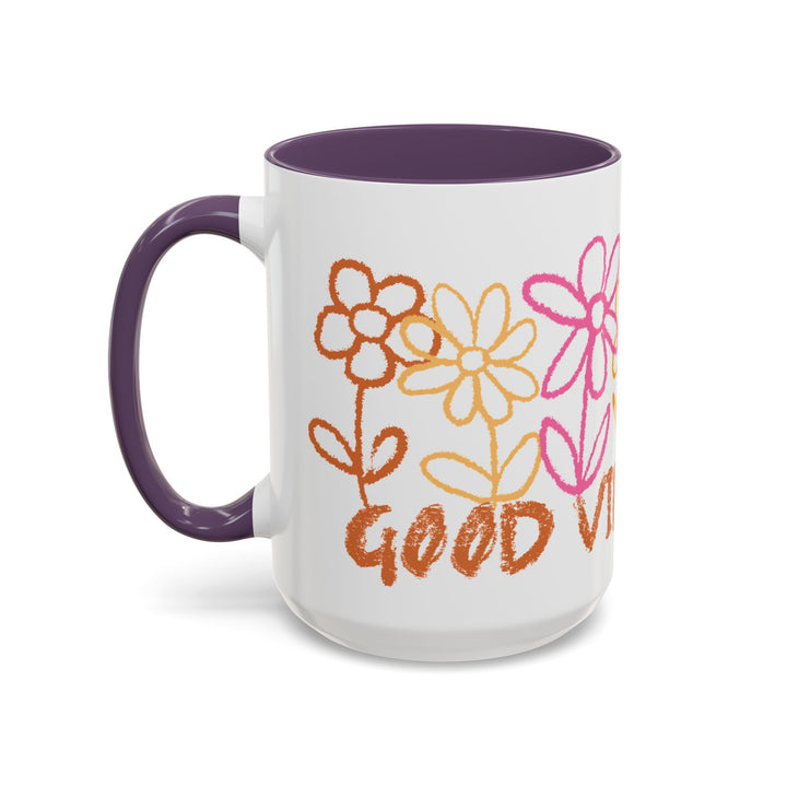 Good Vibes Only - Accent Coffee Mug (11, 15oz)