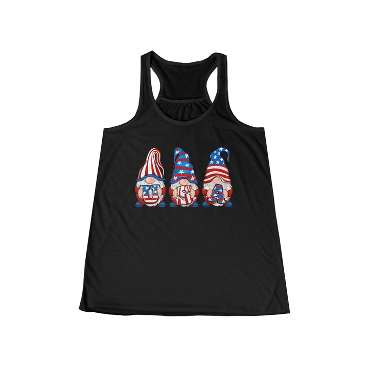 4th Of July Gnomes - Women's Flowy Racerback Tank