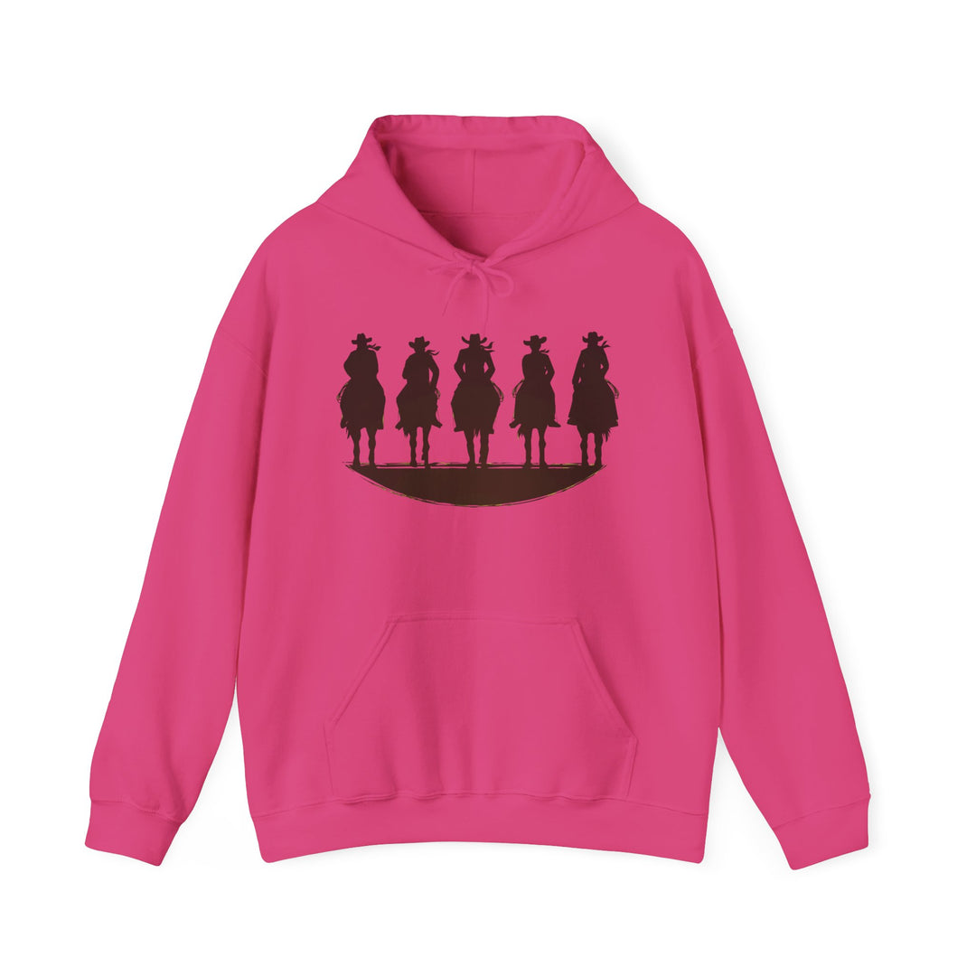 Cowboy Silhouette - Unisex Heavy Blend™ Hooded Sweatshirt