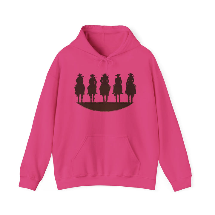 Cowboy Silhouette - Unisex Heavy Blend™ Hooded Sweatshirt