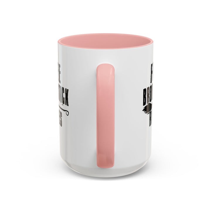 Free Broomstick Rides - Accent Coffee Mug (11, 15oz)