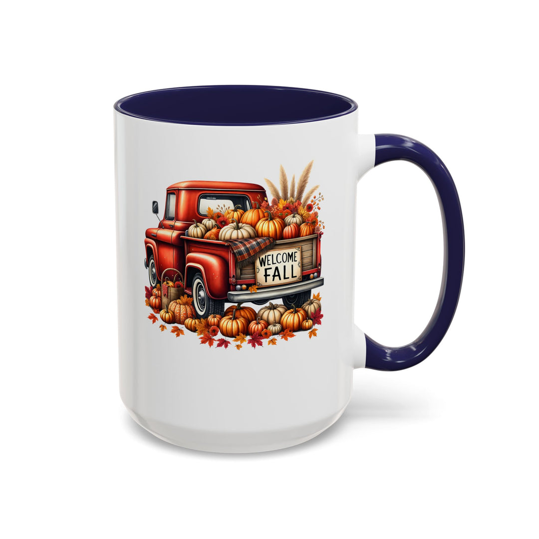 Welcome Fall - Accent Coffee Mug (11, 15oz)