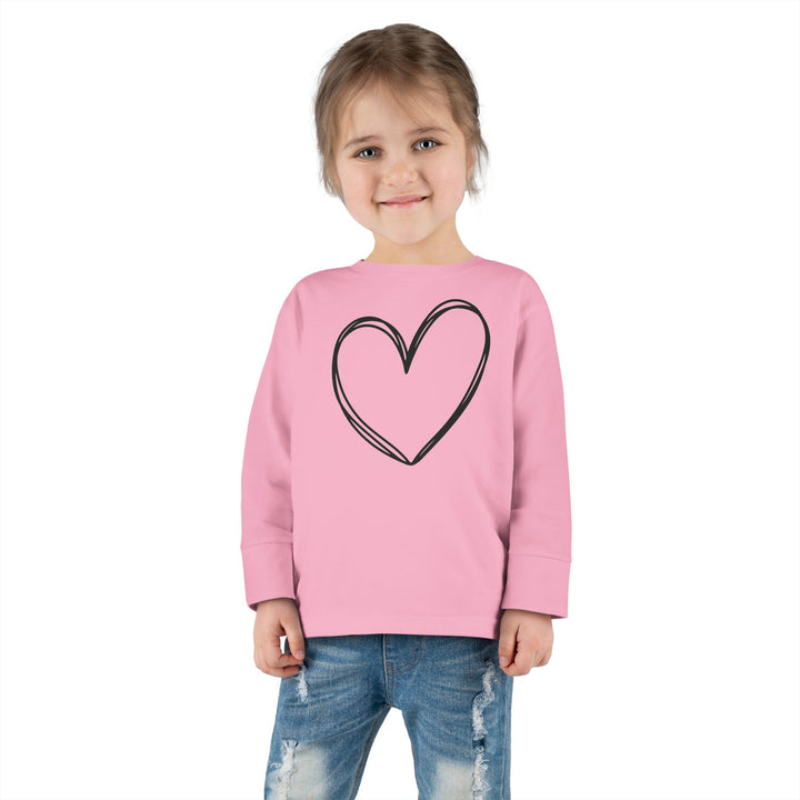 Heart - Toddler Long Sleeve Tee