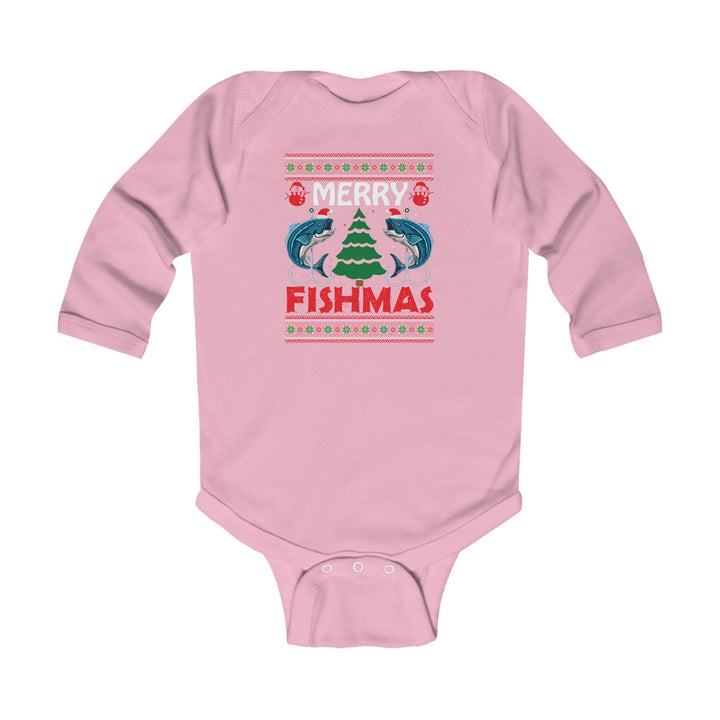 Merry Fishmas - Infant Long Sleeve Bodysuit
