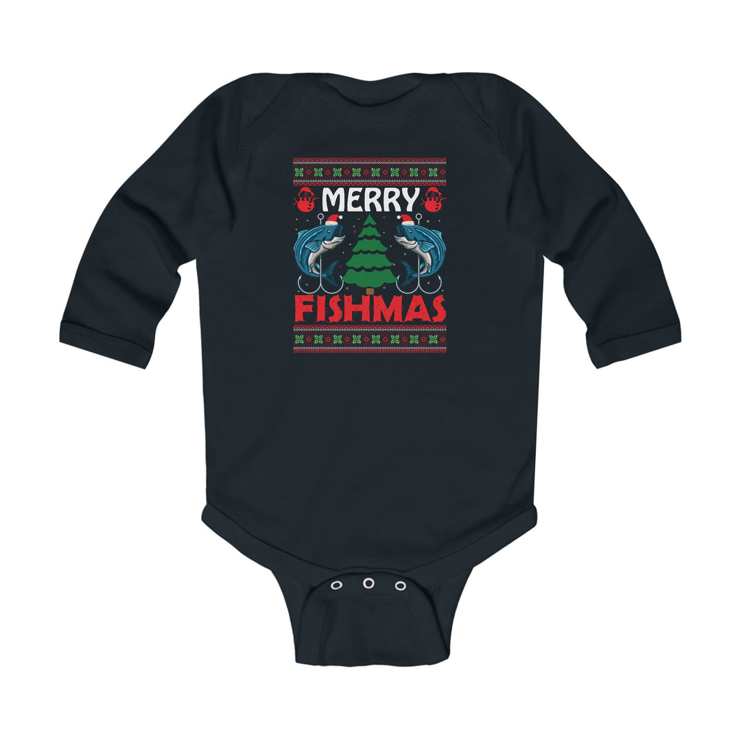 Merry Fishmas - Infant Long Sleeve Bodysuit