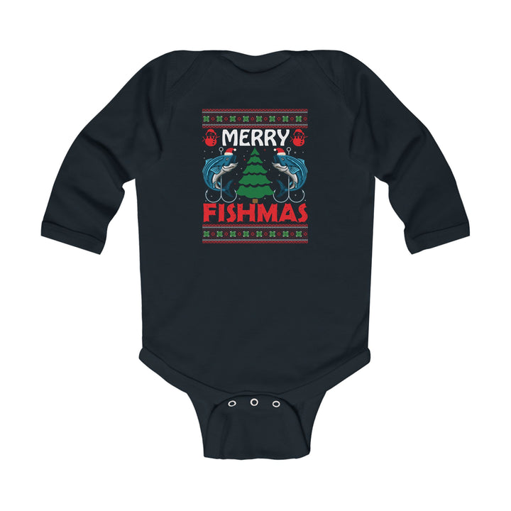 Merry Fishmas - Infant Long Sleeve Bodysuit