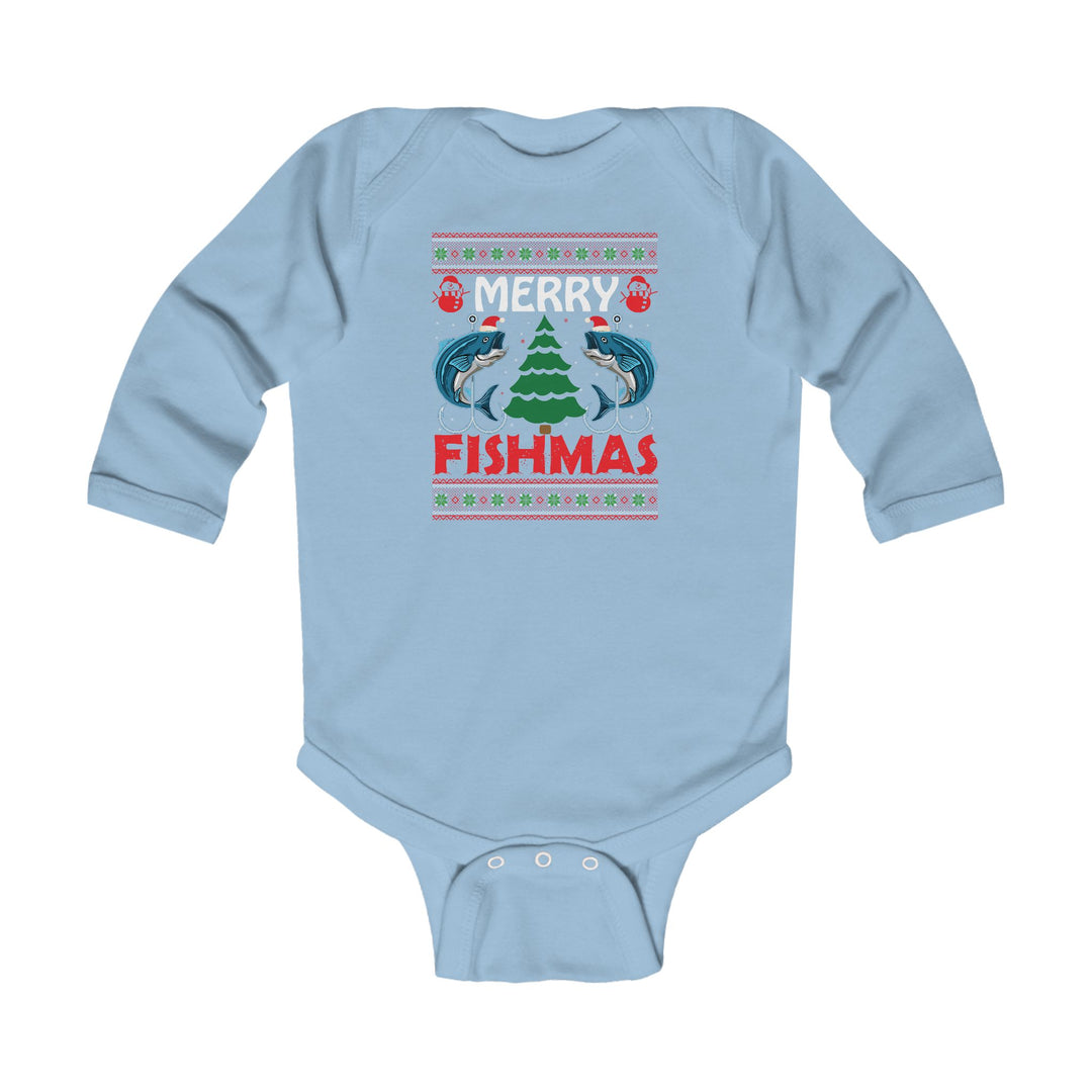 Merry Fishmas - Infant Long Sleeve Bodysuit