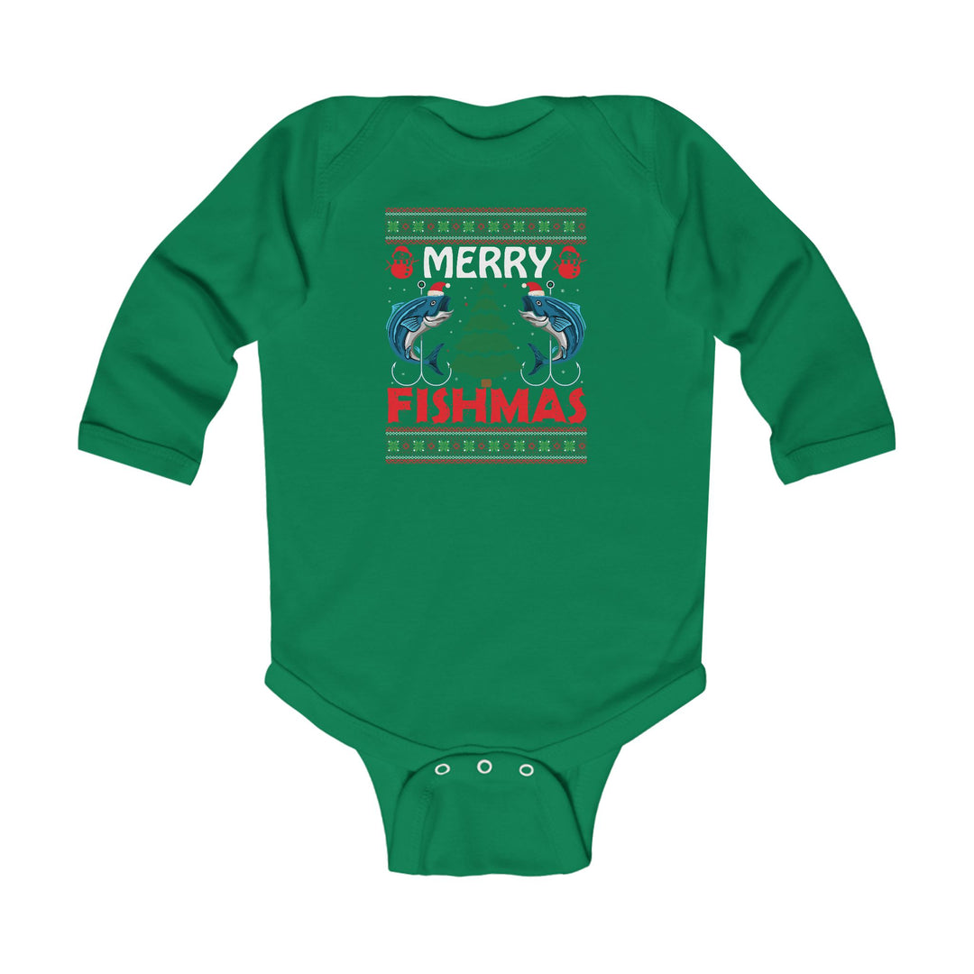 Merry Fishmas - Infant Long Sleeve Bodysuit