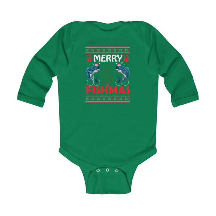 Merry Fishmas - Infant Long Sleeve Bodysuit