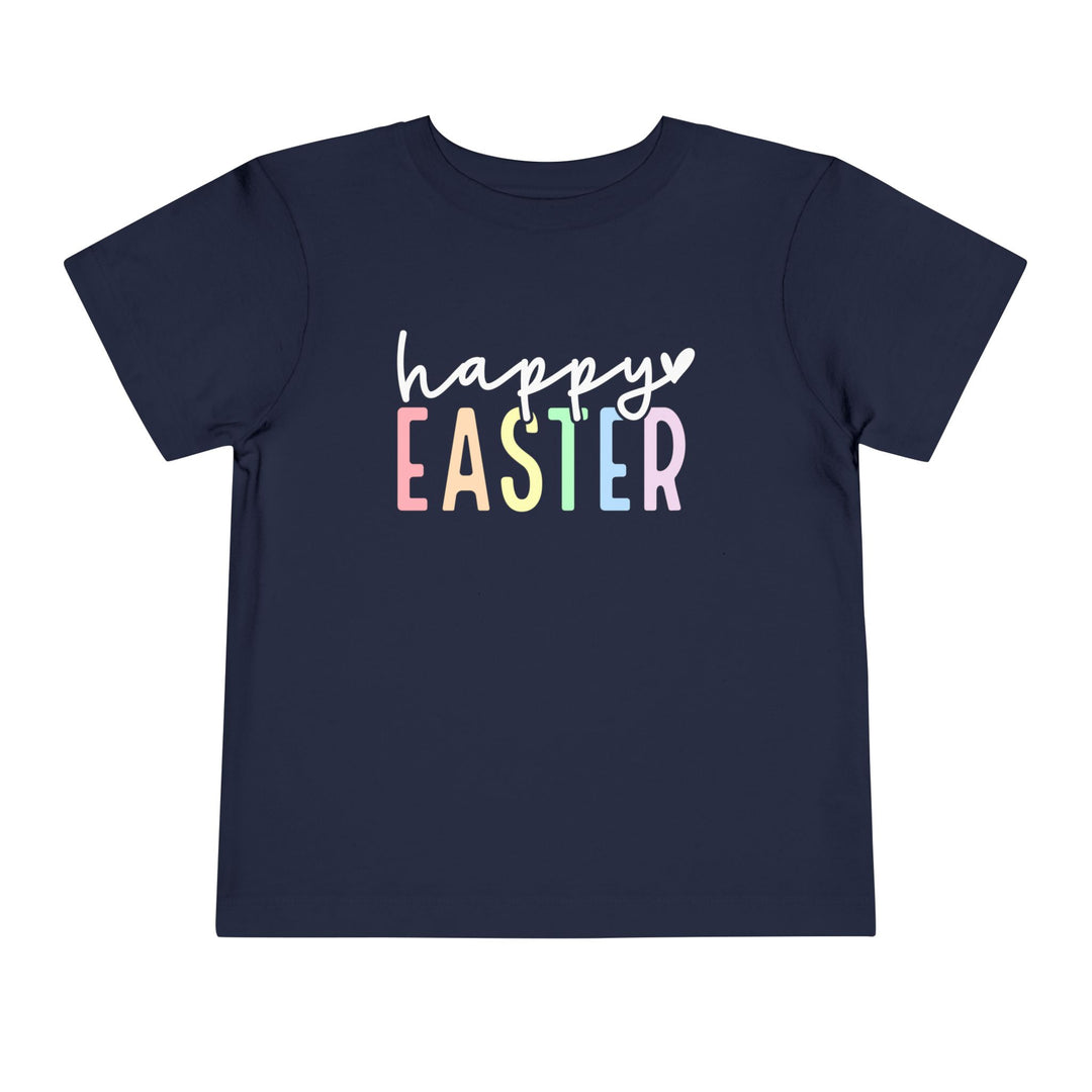 Pastel Happy Easter - Toddler Short Sleeve Tee