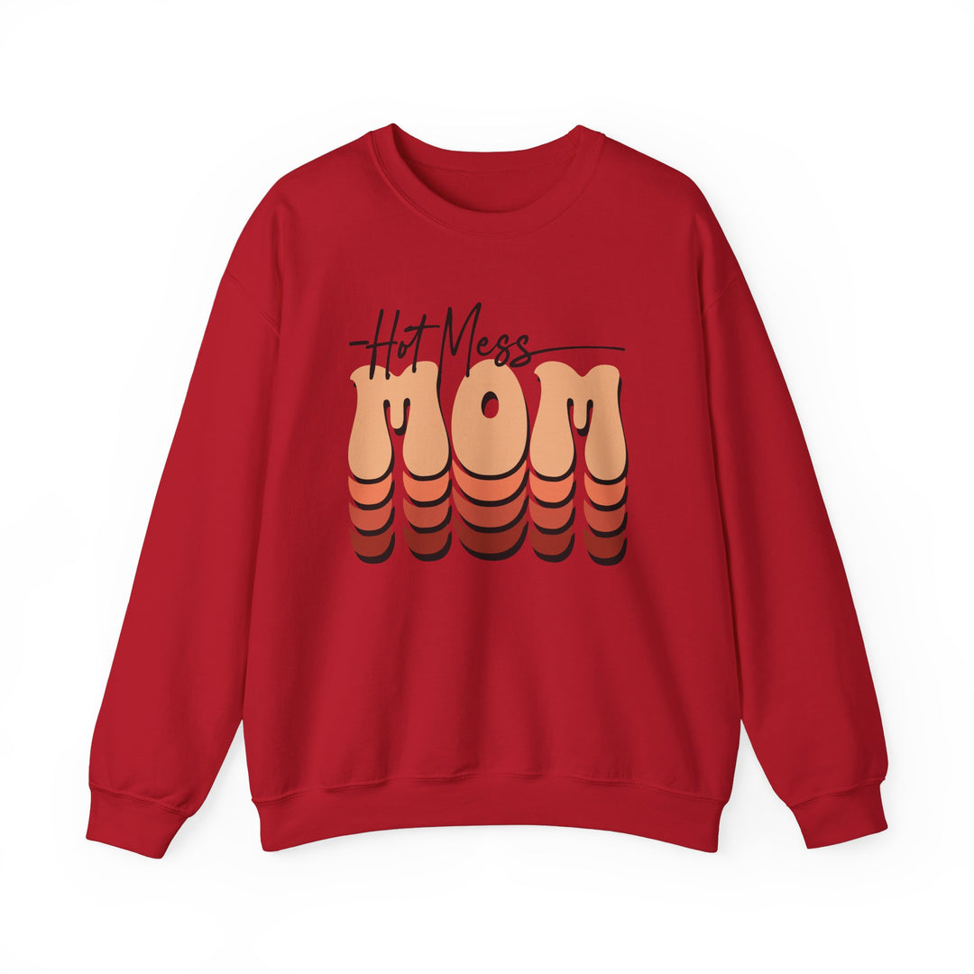 Hot Mess Mom - Unisex Heavy Blend™ Crewneck Sweatshirt