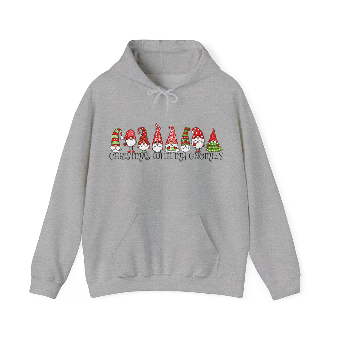 Christmas With My Gnomies - Unisex Heavy Blend™ Hooded Sweatshirt