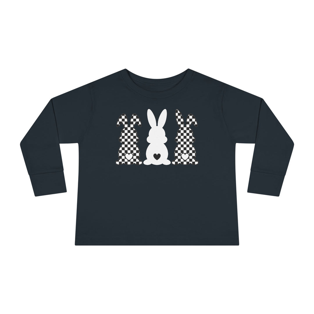 Heart Bunny - Toddler Long Sleeve Tee