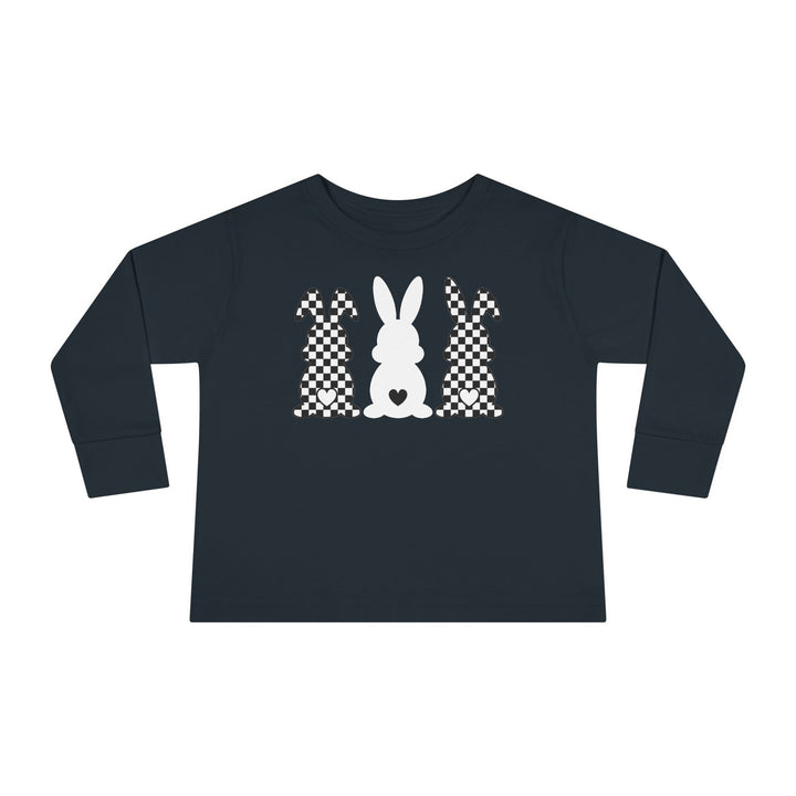 Heart Bunny - Toddler Long Sleeve Tee