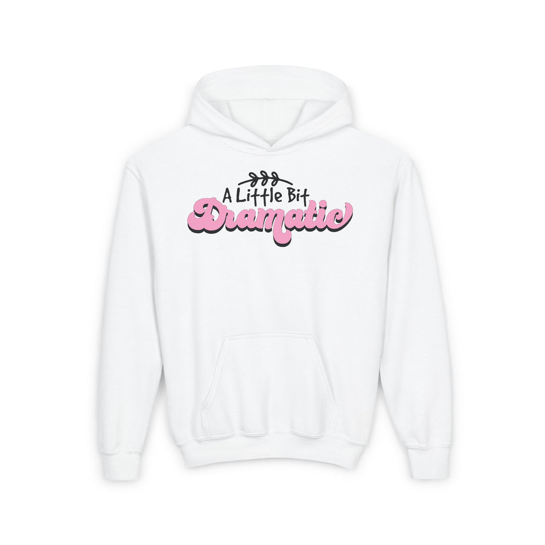 Little Bit Dramatic - Youth Heavy Blend Hooded Sweatshirt