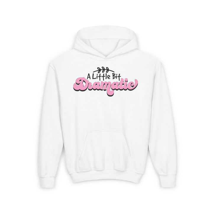 Little Bit Dramatic - Youth Heavy Blend Hooded Sweatshirt