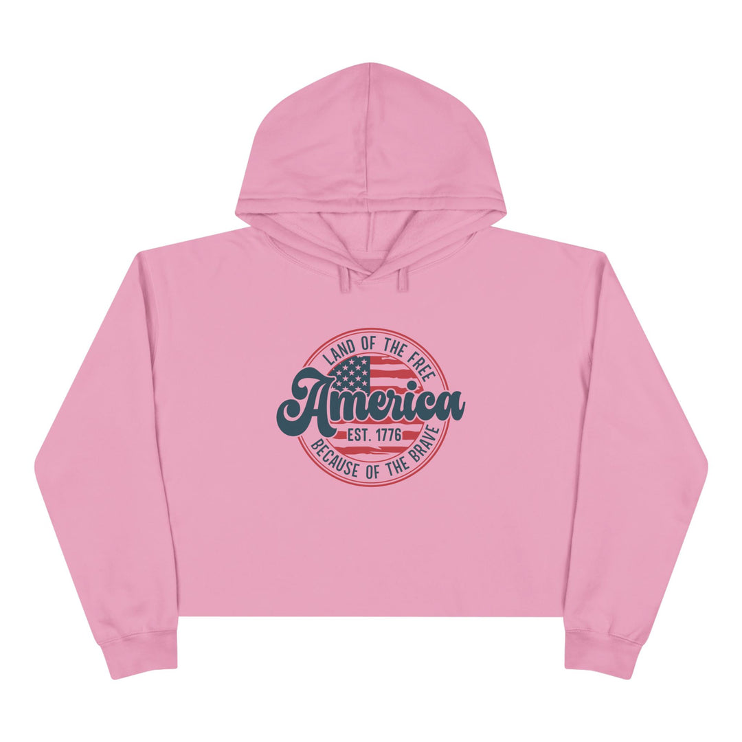 America 1776 - Crop Hoodie