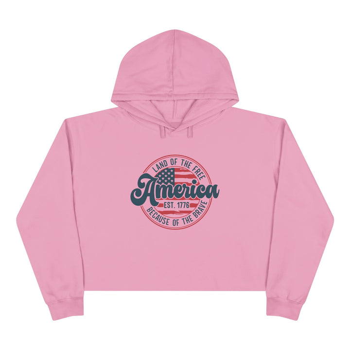 America 1776 - Crop Hoodie