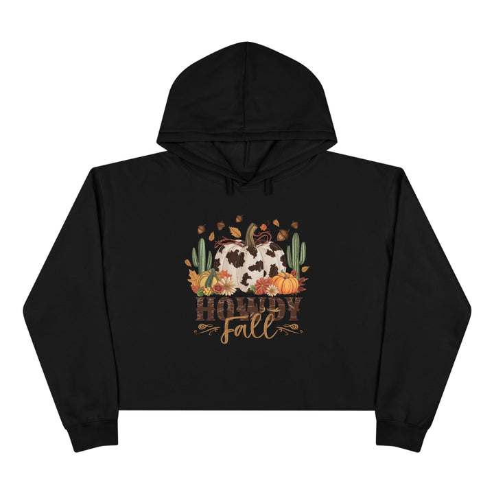Howdy Fall - Crop Hoodie