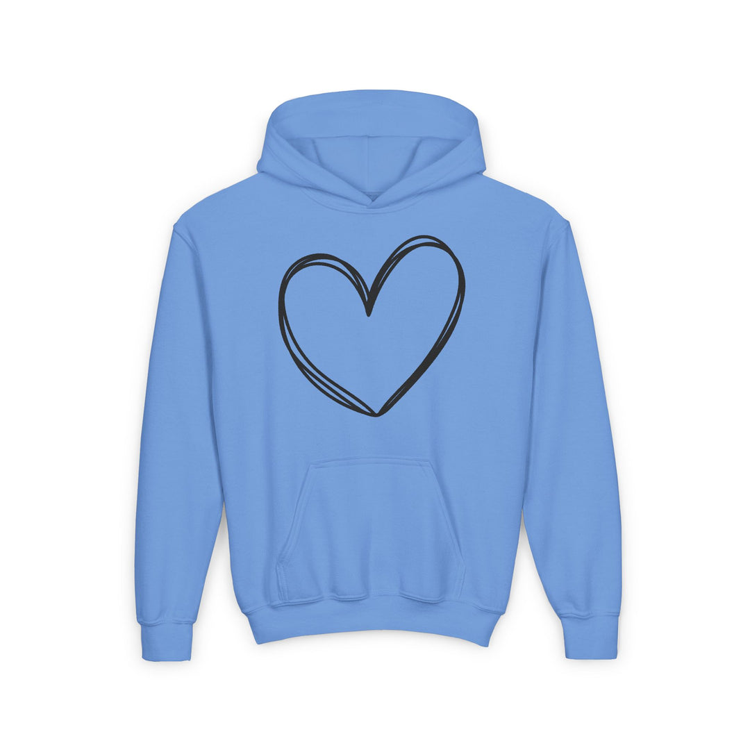 Heart - Youth Heavy Blend Hooded Sweatshirt