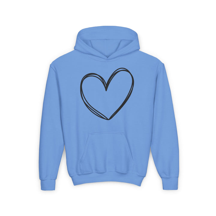 Heart - Youth Heavy Blend Hooded Sweatshirt