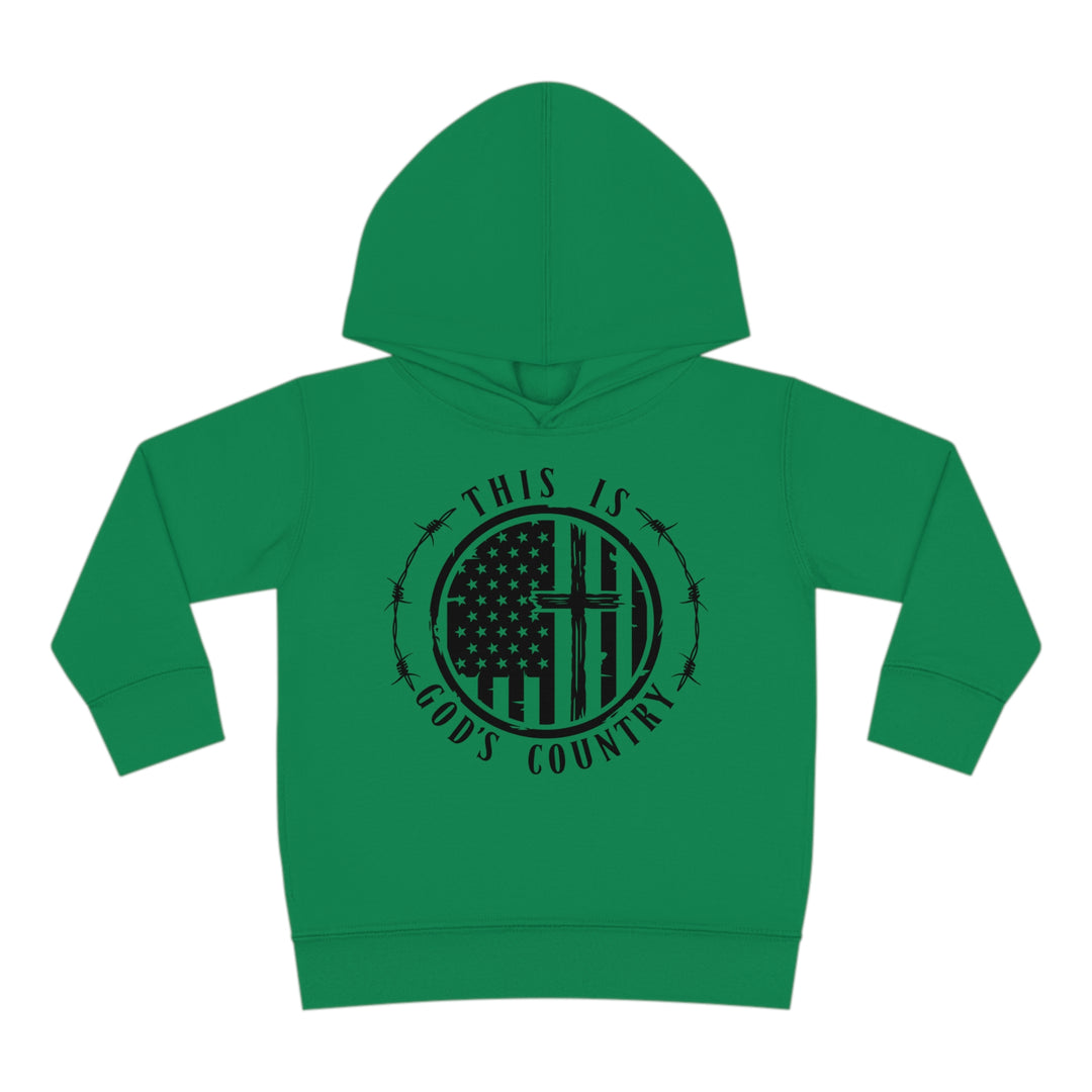 Gods Country - Toddler Pullover Fleece Hoodie
