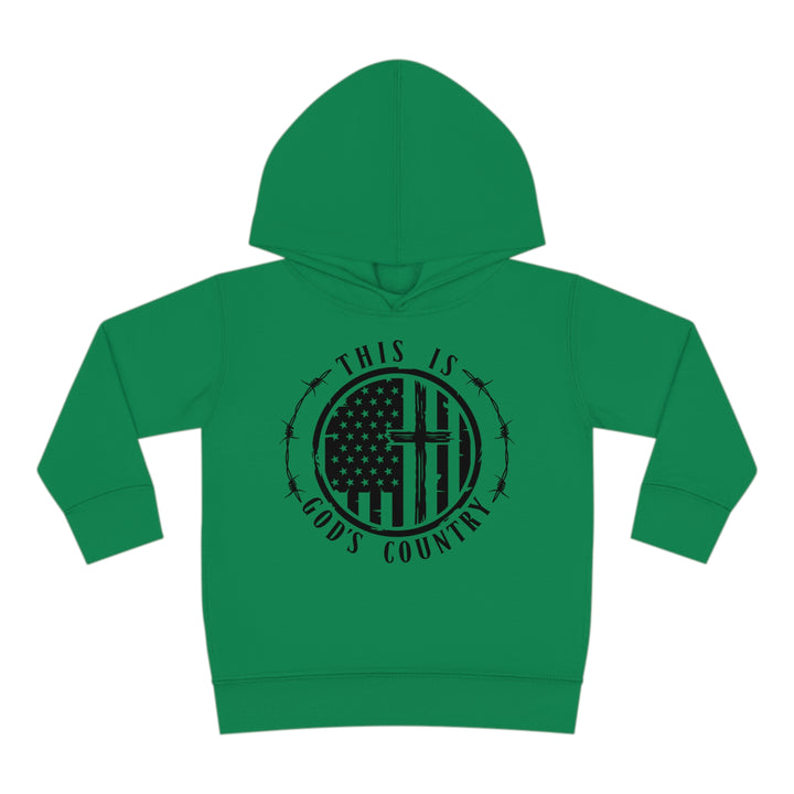 Gods Country - Toddler Pullover Fleece Hoodie