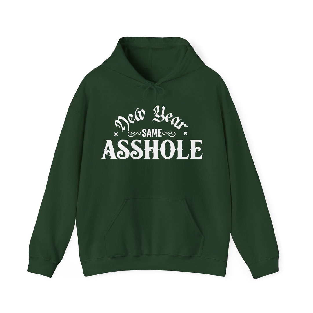 New Year Same A**hole - Unisex Heavy Blend™ Hooded Sweatshirt