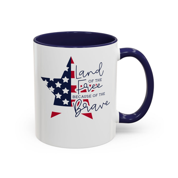 Land Of The Free - Accent Coffee Mug (11, 15oz)