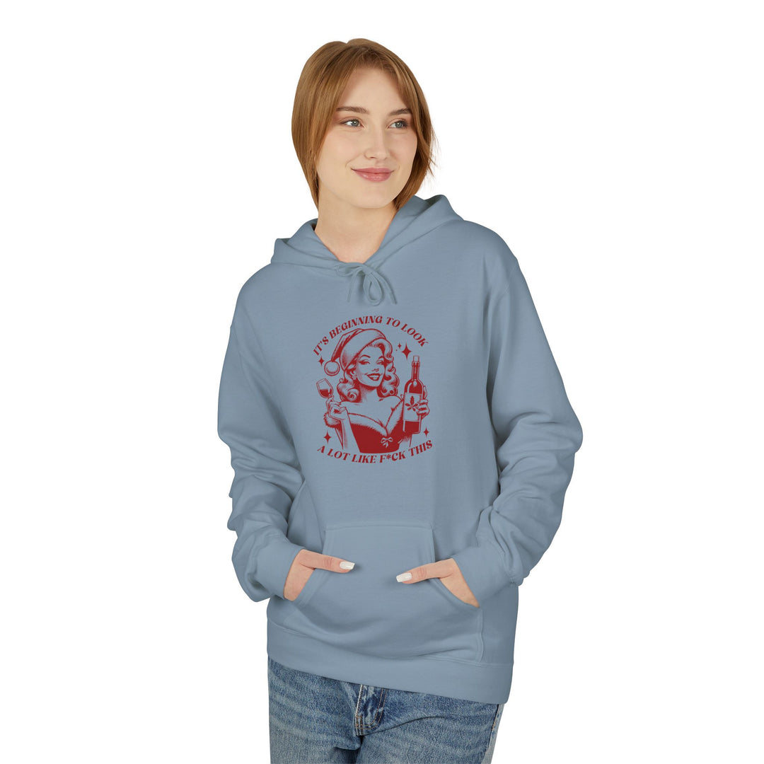 It's Beginning To Look Like - Unisex Midweight Softstyle Fleece Hoodie