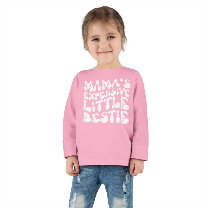 Mamas Little Bestie - Toddler Long Sleeve Tee