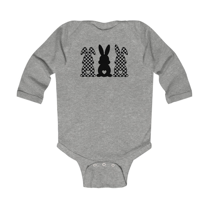 Heart Bunny - Infant Long Sleeve Bodysuit