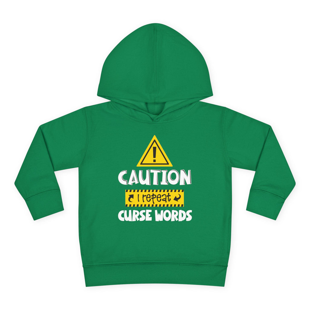 Caution - Toddler Pullover Fleece Hoodie