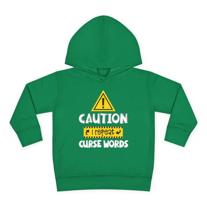 Caution - Toddler Pullover Fleece Hoodie