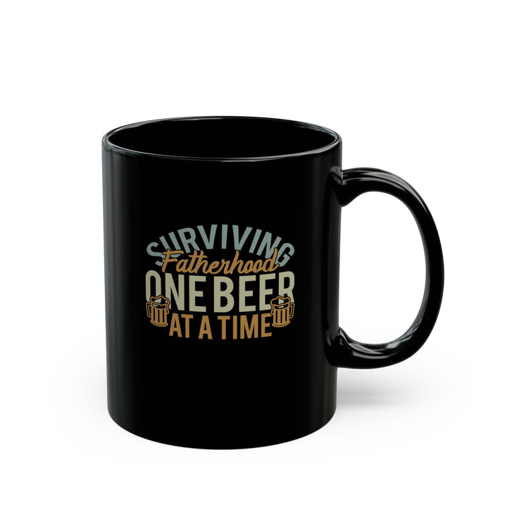 Surviving Fatherhood - Black Mug (11oz, 15oz)