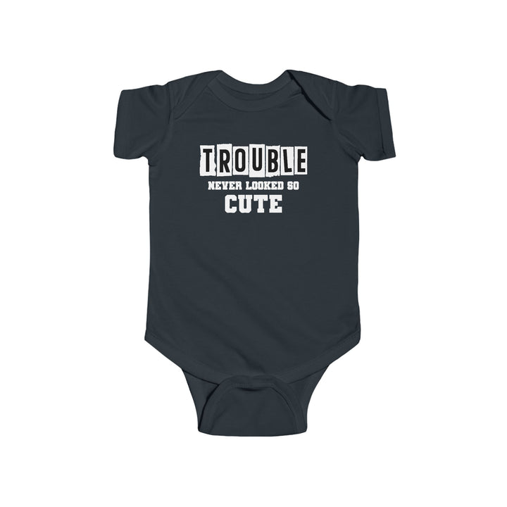 Trouble Never Looked So Cute - Infant Fine Jersey Bodysuit