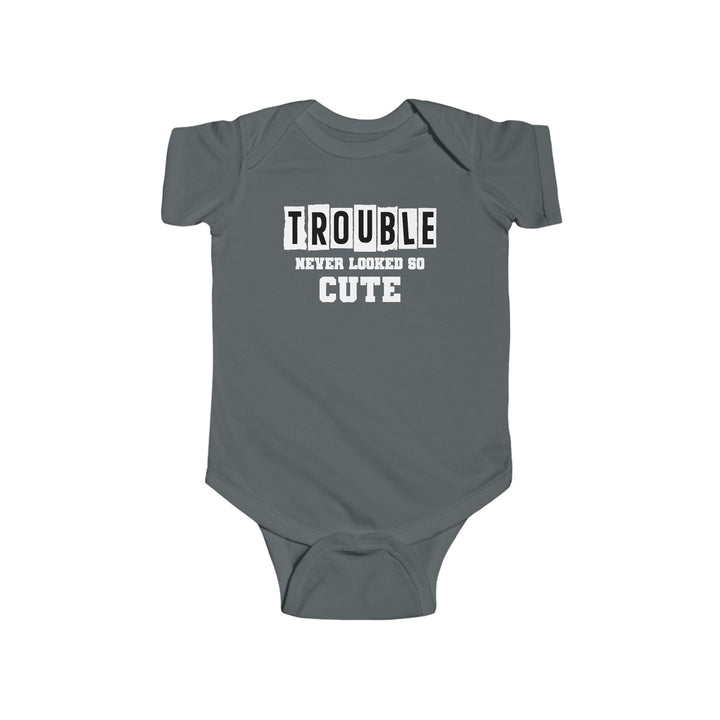 Trouble Never Looked So Cute - Infant Fine Jersey Bodysuit
