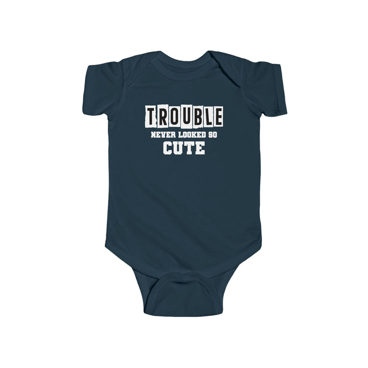 Trouble Never Looked So Cute - Infant Fine Jersey Bodysuit