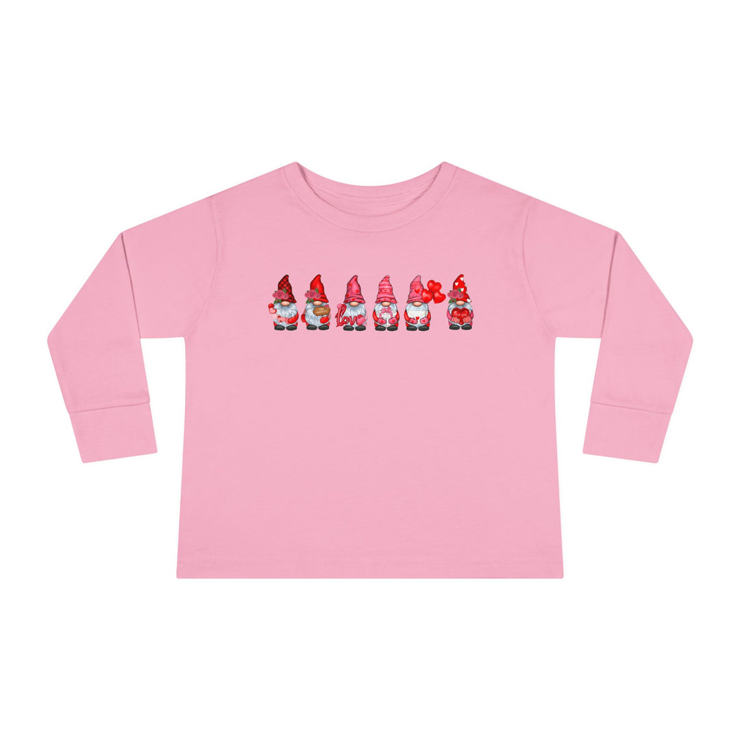 Valentines Gnomes - Toddler Long Sleeve Tee