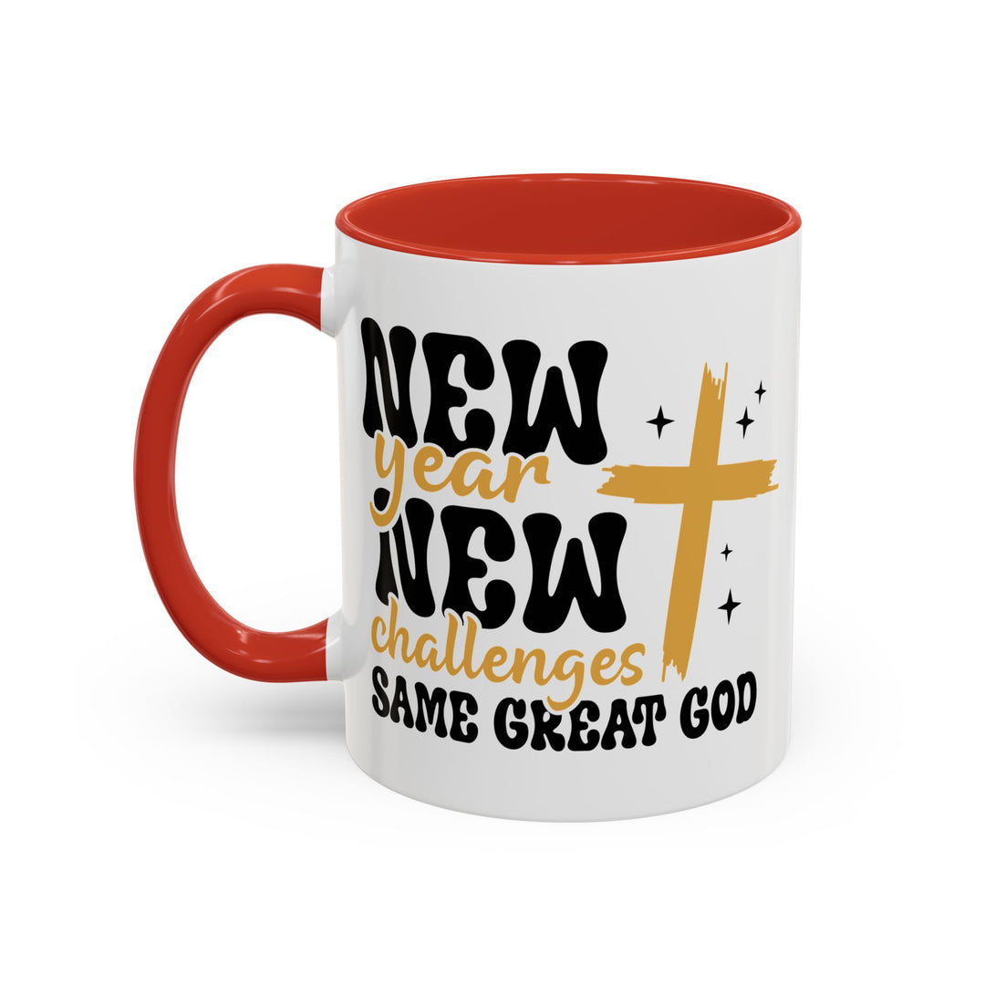 New Year Same Great God - Accent Coffee Mug (11, 15oz)